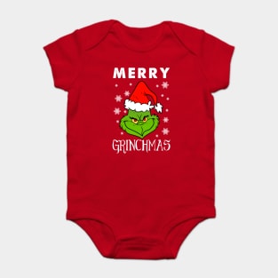 Merry grinchmas Baby Bodysuit